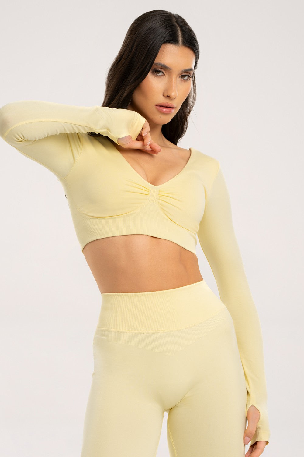 LONGSLEEVE Z ODYTYMI PLECAMI CACAO