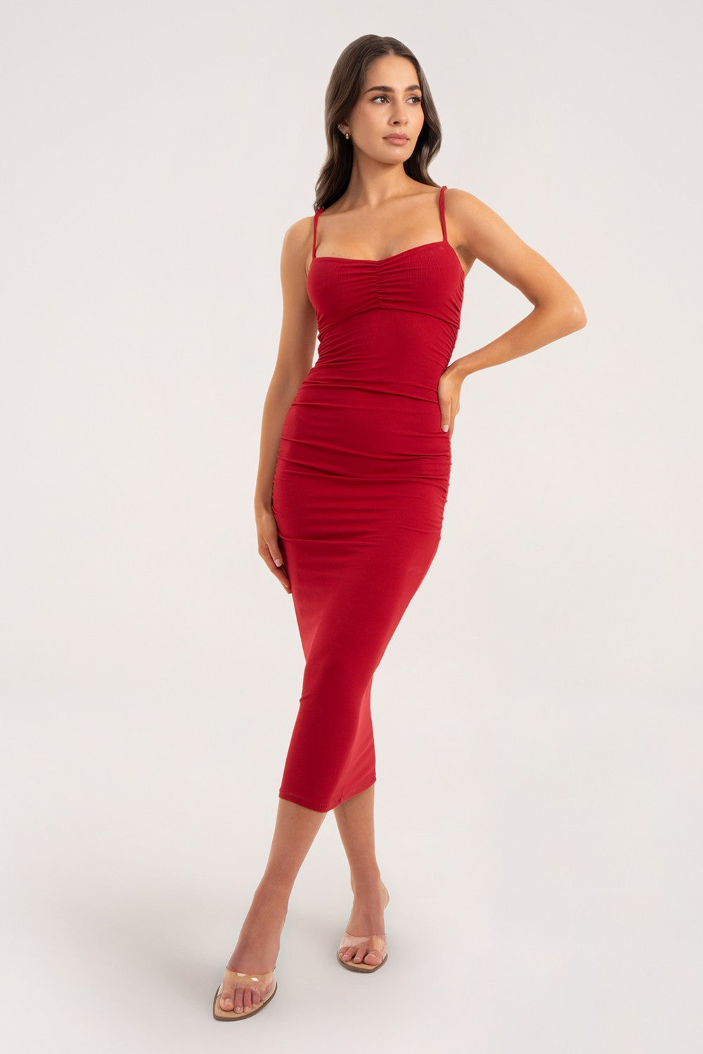 SUKIENKA FLEXI MIDI BOOTY LIFT