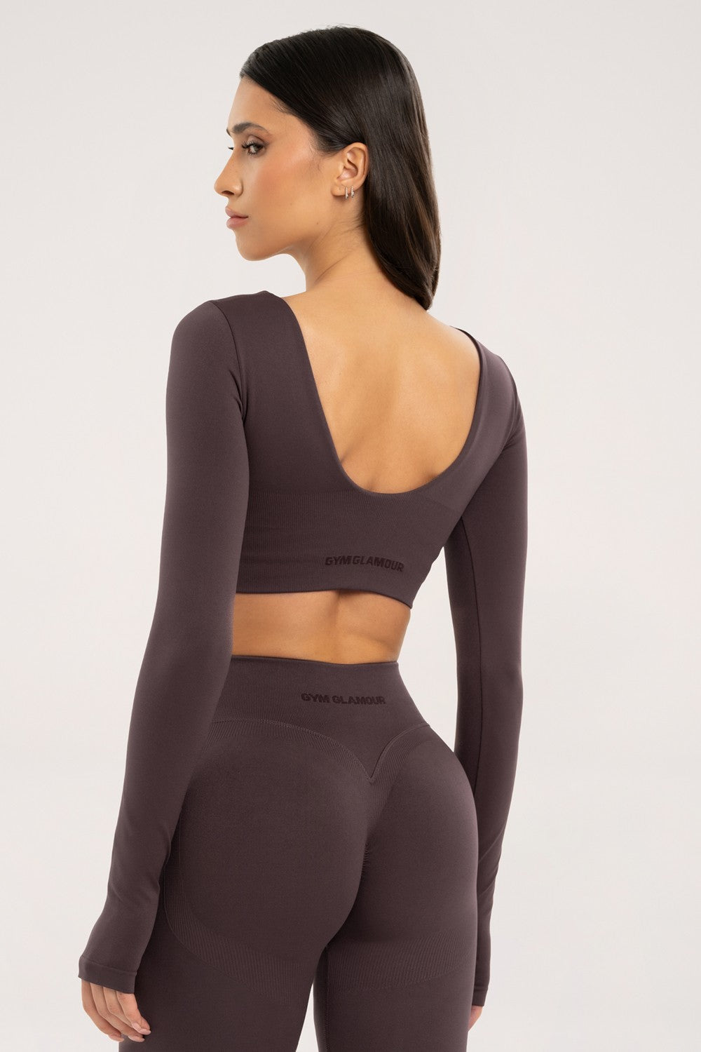 LONGSLEEVE Z ODYTYMI PLECAMI CACAO