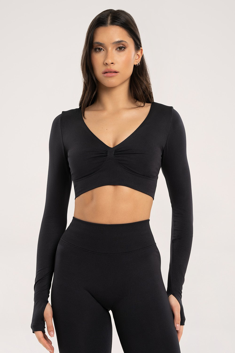 LONGSLEEVE Z ODYTYMI PLECAMI CACAO